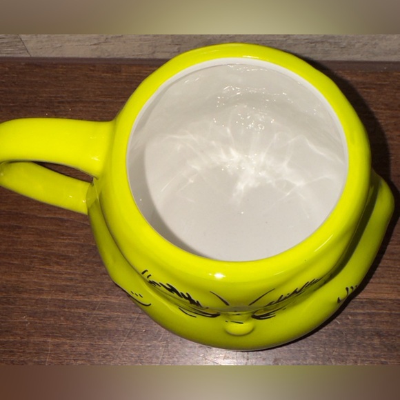 Super Cute Dr. Seuss The Grinch Sculpted Ceramic Mug - NEW - Picture 4 of 9